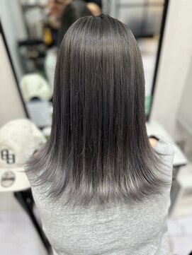 ラムシェール(LamChele) 【lamchele】プラチナグレー×ブリーチカラー