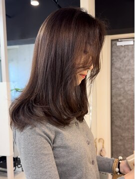 カラ フクオカ(Cara FUKUOKA) 【カカオブラウン&ミディアムレイヤー】《福岡透明感カラー》