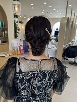 ラヴィズム 松崎店(LUVISM)&nbsp;結婚式ヘアセット 【 ゆるめシニヨン 】