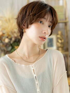 カバーヘア イヴ 戸頭店(COVER HAIR EVE) くせ毛風マッシュパーマ小顔ショートウルフa戸頭20代30代40代