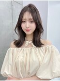 韓国レイヤー　レイヤーカット　くびれ巻き　水越