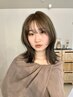 【ブリーチ無し】カット＋透明感ダブルカラー￥16500