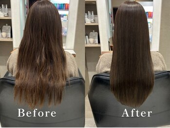 トゥーリ 薬院店(tuuli)の写真/髪質改善メニュー多数取り扱い◎繰り返すほど美髪に導きます【酸性ストレート/縮毛矯正】