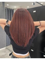 ザセカンドバイジャスミン(THE 2ND by JASMINE) フェミニンセミロングレッドブラウン
