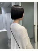 艶髪ベージュ髪質改善ボブ顔まわりレイヤー20代30代40代[表参道]