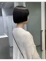 ウル 表参道(HOULe)&nbsp;艶髪ベージュ髪質改善ボブ顔まわりレイヤー20代30代40代[表参道]