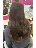 ゆるふわロング/マロンブラウン/艶カラー