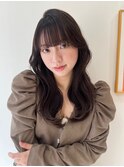 ロングヘア/韓国風パーマ/顔周りレイヤー/韓国/船橋/京成船橋