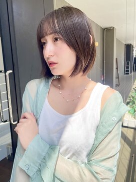 シオ ヘアー デザイン(Sio. hair design) 柔らかい艶ボブ