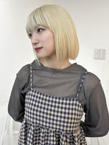 リヴ ウメダ(LIV umeda)&nbsp;ホワイトブロンド/ケアブリーチ/トリプルカラー/梅田