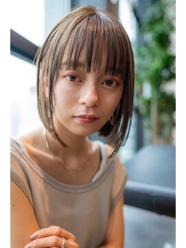 ドリップ バイ ハバナ 原宿(driP. by HAVANA) 20代30代切りっぱなしボブ/髪質改善ボブ/顔周りレイヤーカット