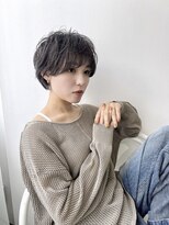 ティーヘア トナリ(t.hair tonari)&nbsp;30代小顔マッシュショート/シースルーバング/透明感ヘアカラー