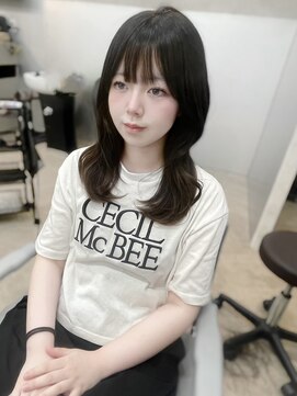 シエテ 津田沼(Siete) くびれヘア/アプリコットオレンジ/夏のヘアアレンジ/津田沼