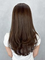 アルバム 池袋(ALBUM)&nbsp;ロング暗めカラー韓国ヘア顔周りレイヤー_ba561142