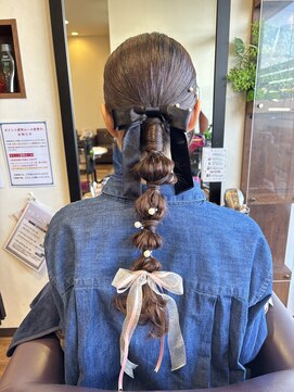 美容室ヒラトヤ 仙北店 お呼ばれヘアアレンジ
