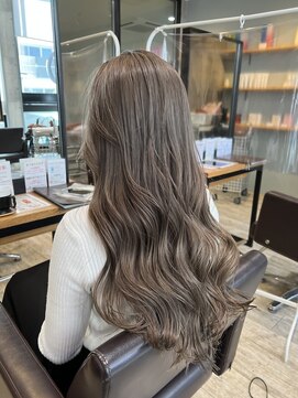 西宮美容室/ハイトーン/ハイトーンカラー/ミルクティーカラー