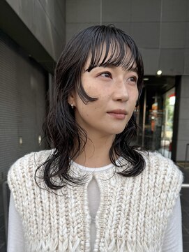 【トレンドヘア】顔まわりデザインパーマ