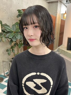 パーマ/ボブ/レイヤーカット/ダブルカラー/ブリーチ/栄h239