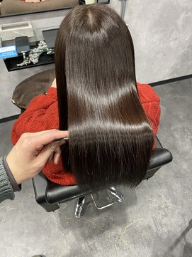 髪質改善カラー/チョコレートブラウン