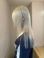 カシェル(cashel kishaba)&nbsp;『抜きっぱなしホワイトブロンド　ムラシャン仕上げ』