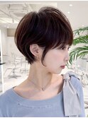 くびれショート ナチュラルブラウン