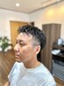 【一番人気】★Men's cut +眉カット+シャンプー 3,800円