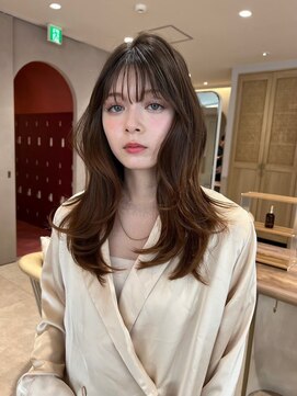 ジーナ 月島(Zina) 髪質改善*デジタルパーマミルクグレージュ*美髪【Zina月島】