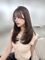 ボタン ハカタ(VOTAN hakata) グレージュ/ブリーチなしグレージュ/レイヤーカット