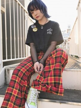 ジーナ(XENA) 切りっぱなしマッシュボブ