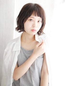 ヘアメイク ナル(hair make nalu) ゆるカールのバルーンボブスタイル