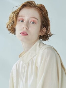 パム 恵比寿(PAM.) ハニーグレージュくせ毛風パーマフレンチボブ[恵比寿/渋谷]