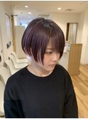 【303 HAIR AND TREATMENT】ラベンダー×ショート