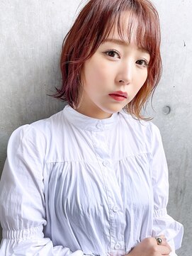 ゼン(ZEEN) 【インナーカラー&ふわっとボブ】@20代30代