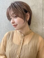 ディルト 代々木上原(DILT) ペールベージュ大人かわいい似合わせカット小顔カット