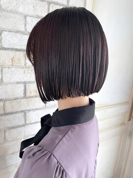 アイティーバイアルバム 八王子店(IT by ALBUM) ピンクブラウンフィルターカラー_外ハネボブ_ba396521