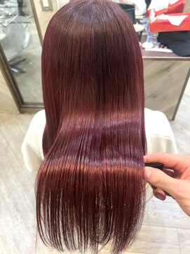 アンジェリカラボ 梅田店(ANGELICA LABO) 艶髪チェリーピンクトリートメント【川又】