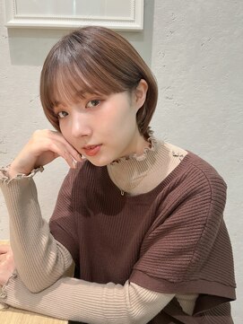 ロンドプランタン 恵比寿(Lond Printemps) 耳かけ丸みハンサムショートヘア【中居】