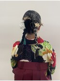 卒業式ヘア/卒業式アレンジ/袴スタイル