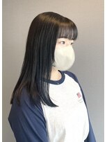 キティン 吉祥寺(kitin)&nbsp;《kitin吉祥寺》ネイビーブラック ストレートロング