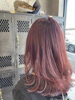 アチーブリス(achieve Liss)&nbsp;韓国風グラデーションピンクカラー ナチュナルロング