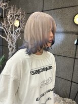 ゼスト フィーノ(ZEST fino) ブリーチ2回で出来るホワイトデザインカラー/立川