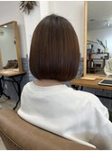 ぱつっとボブ