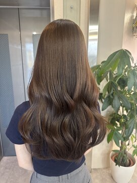 アリスバイアフロート 自由が丘(ALICe by AFLOAT) ＊ ブリーチなしＷカラーでグレージュ