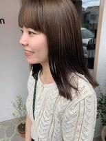 カーム(calm)&nbsp;★イメチェンこなれミディ結べるボブ前髪切りっぱなしボブ