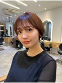 *オリーブベージュコンパクトショート*美髪【Zina京都河原町】