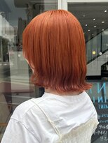 アヤラ オーガニックアンドスパ 東船橋店(AYALA) 【江添茉友】顔周りレイヤー/オレンジ/個性派カラー