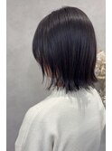 ぱっつんボブ肩上ボブレイヤーボブ岡山南中央町