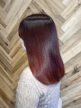 アース 岩槻店(HAIR&MAKE EARTH) 艶感透明感抜群ミディアムカラー