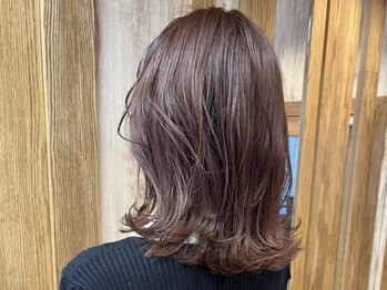 リル(LILU)の写真/【ダメージレスにデザインカラーを楽しむ！】似合わせカラーで理想の色が叶う♪色落ちも楽しめるカラー◎