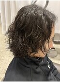 スパイラルパーマサーフカールメンズパーマボブウルフ